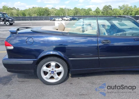 2001 Saab 9-3 Se z USA, uszkodzony, nr VIN YS3DF78K017005733
